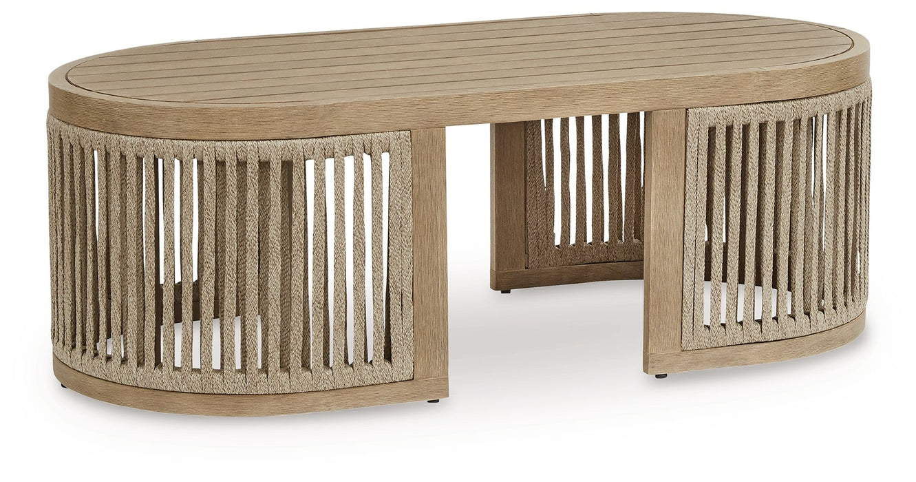 Serena Shores - Beige - Rectangular Cocktail Table