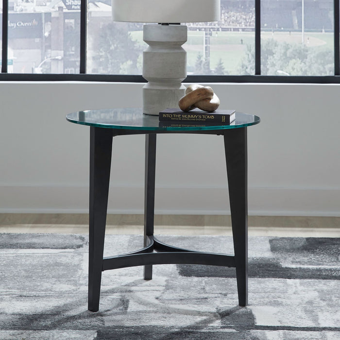 Capri - Round End Table - Brown
