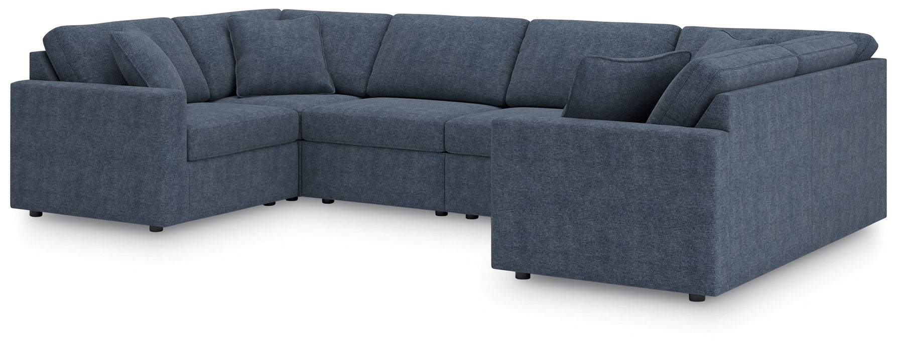 Modmax - 6-Piece Sectional - Fabric - Ink