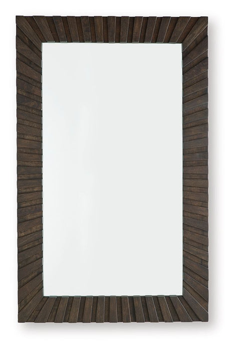 Advin - Dark Brown - Accent Mirror