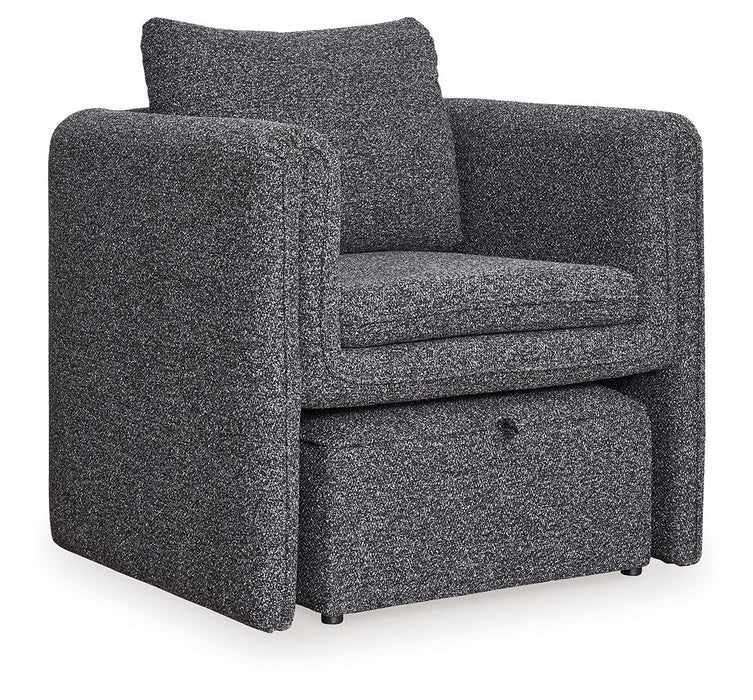 Vreni - Charcoal / Black - Accent Chair