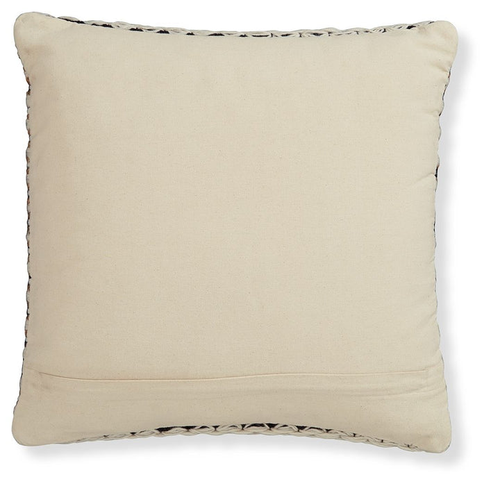 Nealington - Pillow - Brown / Black / White
