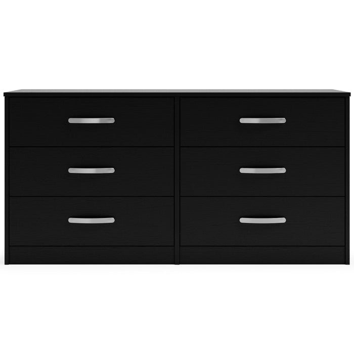 Finch - Six Drawer Dresser - 29'' Height - Black