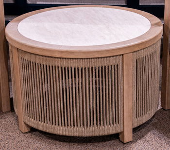 Spooners Cove - Beige - Round Cocktail Table