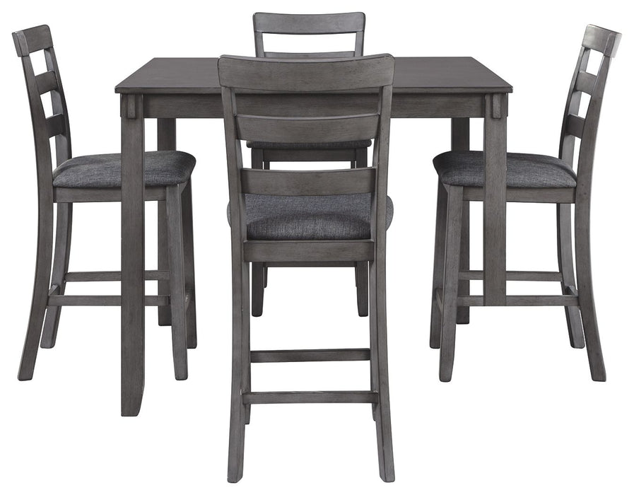 Bridson - Square Counter TBL Set (Set of 5) - Gray