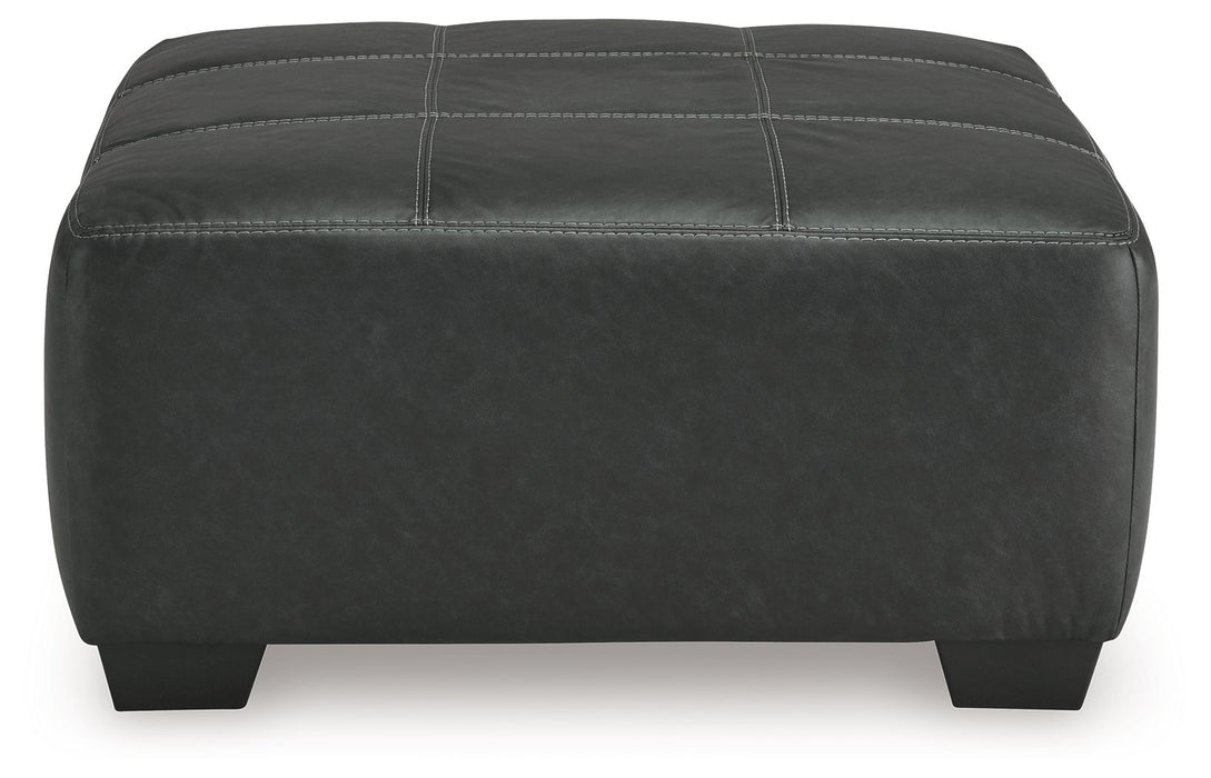 Brixley Pier - Oversized Accent Ottoman - Graphite