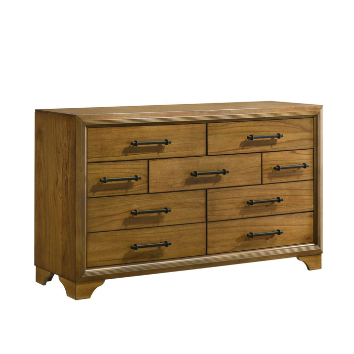 Harmony - 9-Drawer Dresser - Walnut