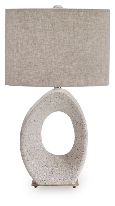 Trentlen - Cream / Gold Finish - Paper Table Lamp