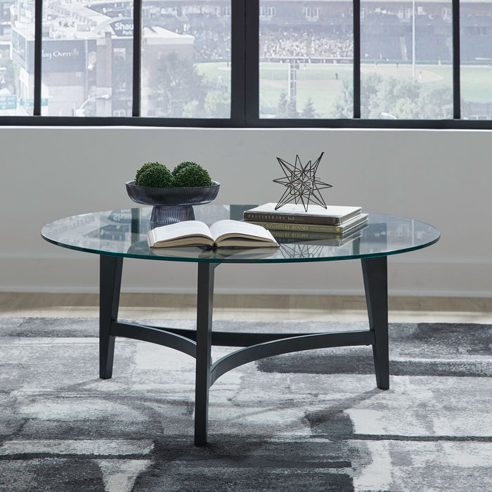 Capri - Round Cocktail Table - Brown