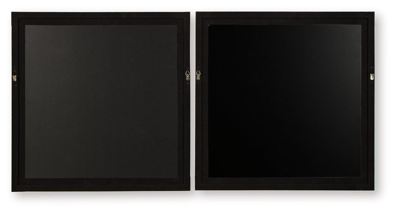 Winbrook - Wall Art Set (Set of 2) - Gray / Tan / Gold Finish