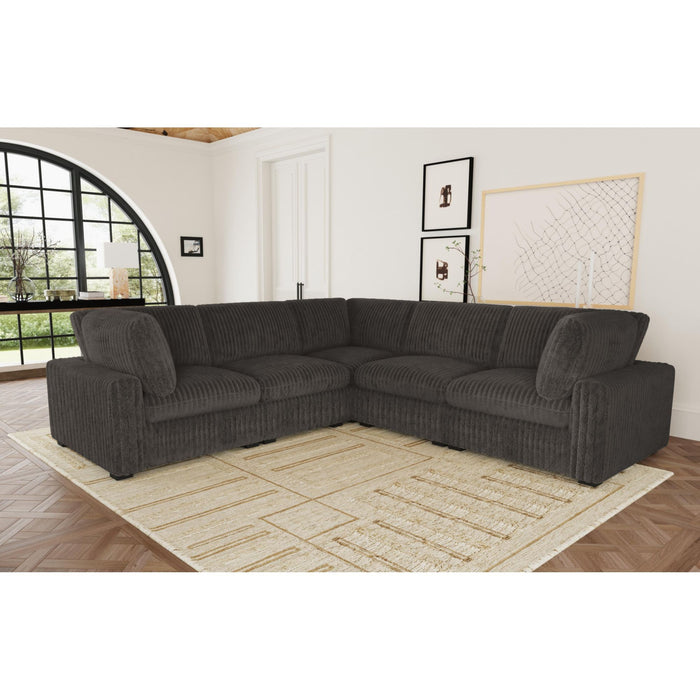 Esprit - 5 Piece Modular Set - Grand Cord Charcoal