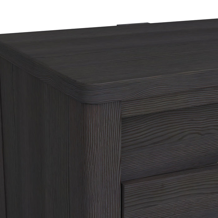 Tobias - 2-Drawer Nightstand With USB - Black