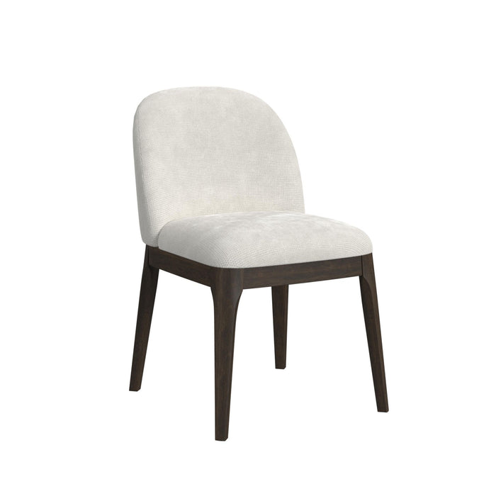 Sylvie - Dining Side Chair (Set of 2) - White / Dark Brown