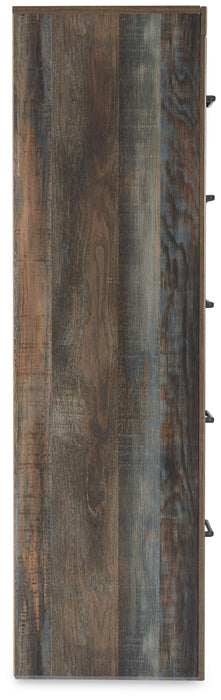 Drystan - Five Drawer Chest - Brown / Beige