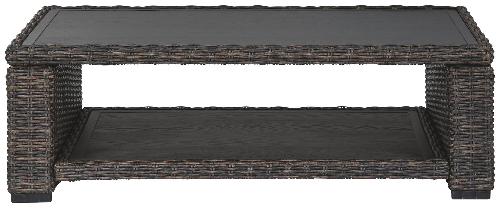 Grasson Lane - Rectangular Cocktail Table - Brown