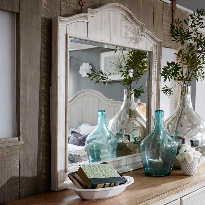 Farmhouse Reimagined - Mirror - White - 42" Height