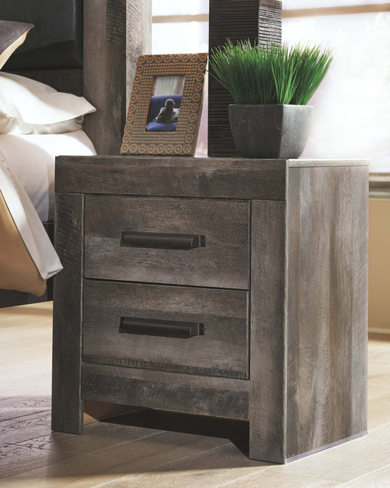 Wynnlow - Two Drawer Night Stand - Gray