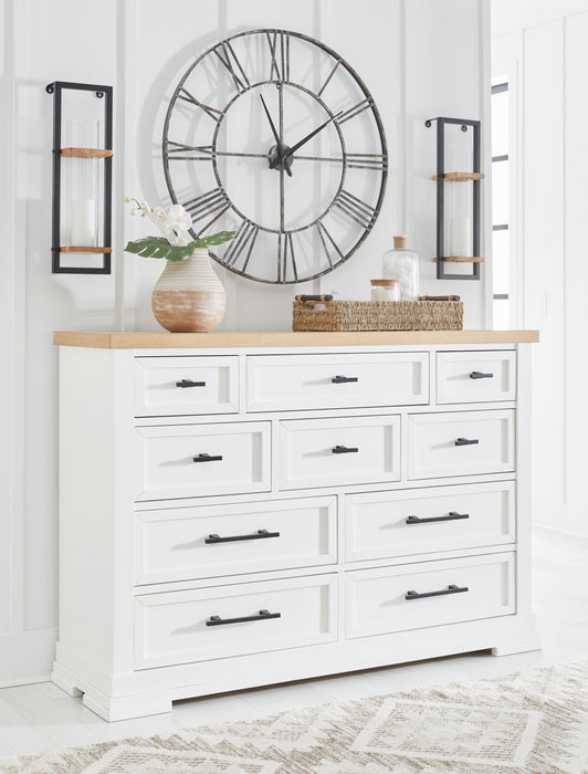 Ashbryn - Dresser - White / Natural