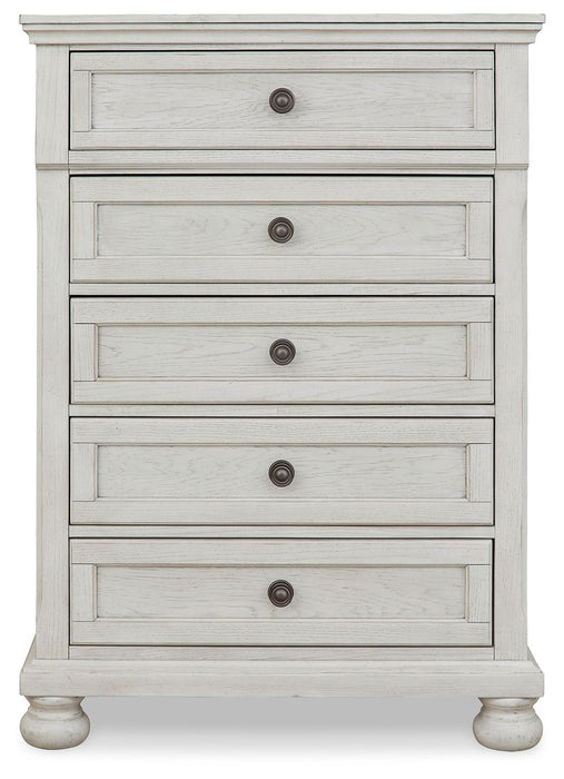 Robbinsdale - Five Drawer Chest - Youth - Antique White