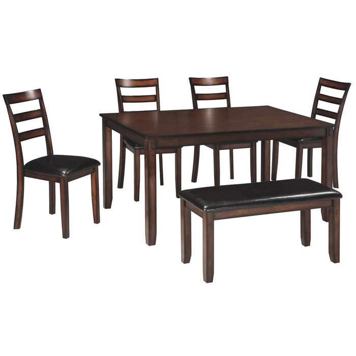 Coviar - Dining Room Table Set (Set of 6) - Brown
