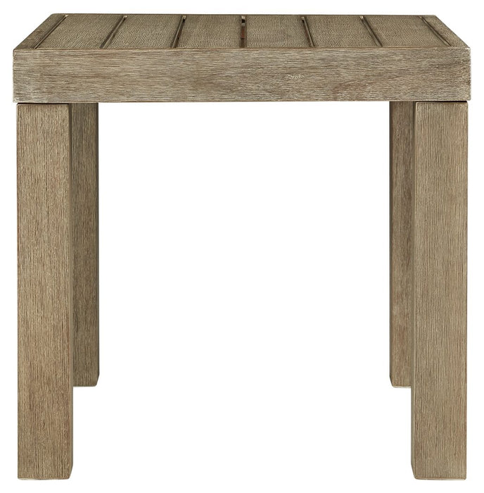 Silo Point - Square End Table - Brown