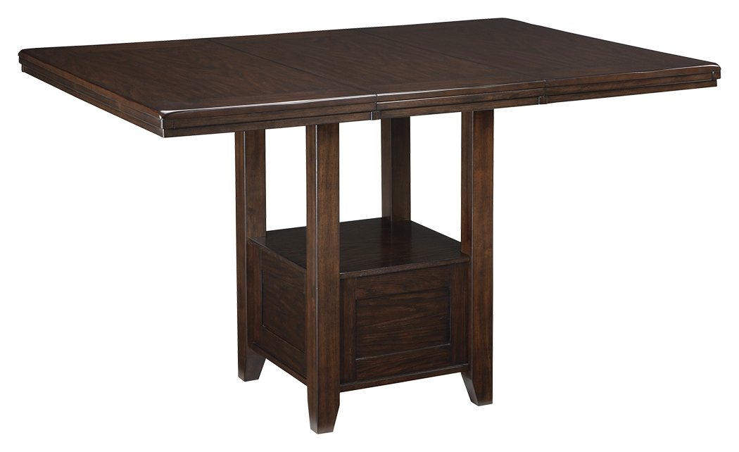 Haddigan - Dark Brown - Rect Drm Counter Ext Table