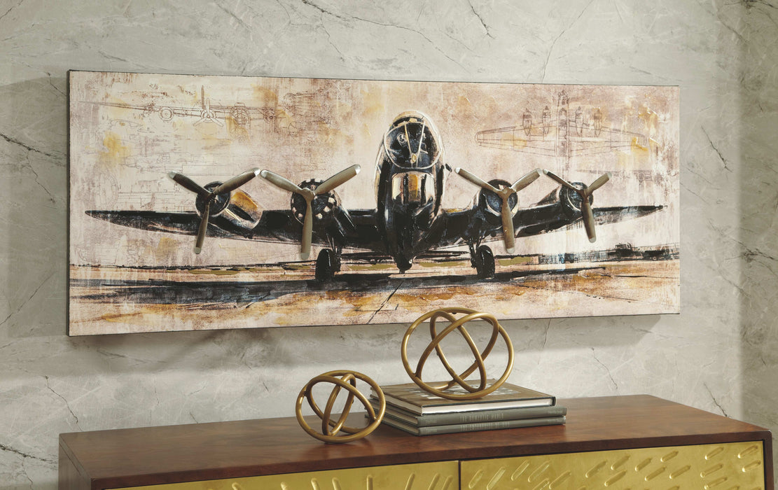 Kalene - Wall Art - Brown / Black