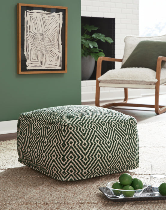 Ivory pouf ottoman sales