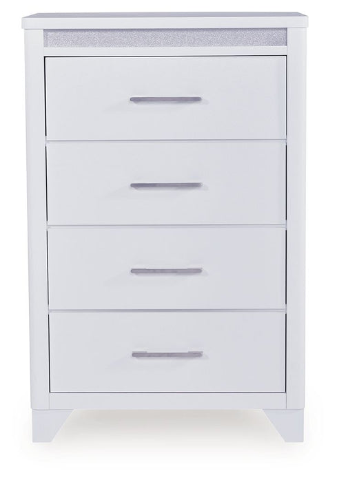 Jarlee - White - Four Drawer Chest