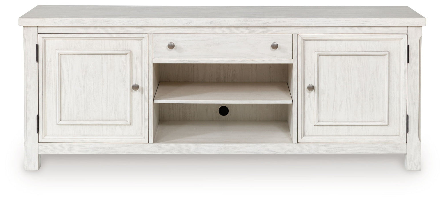 Robbinsdale - Antique White - Extra Large TV Stand
