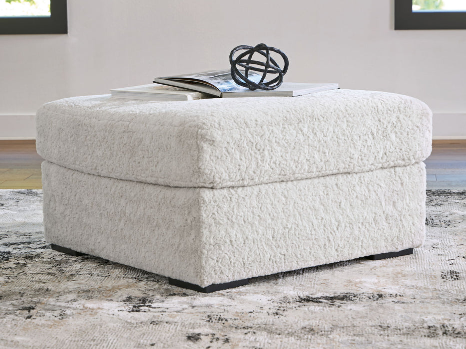Cuddle Plush - Arctic - Oversized Accent Ottoman
