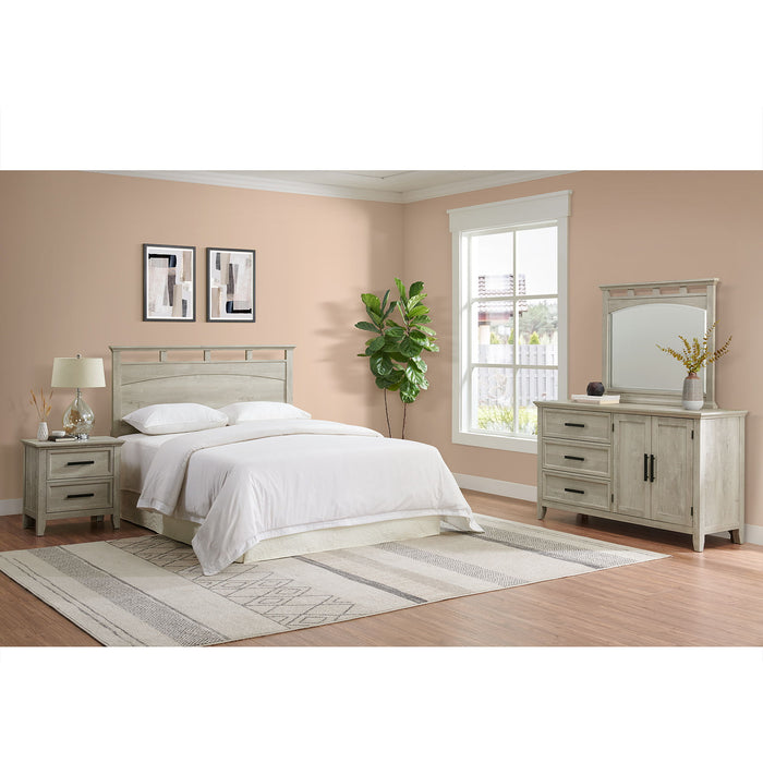 Matias - Bedroom Set With Queen/Full Headboard, Dresser, Mirror & Nightstand