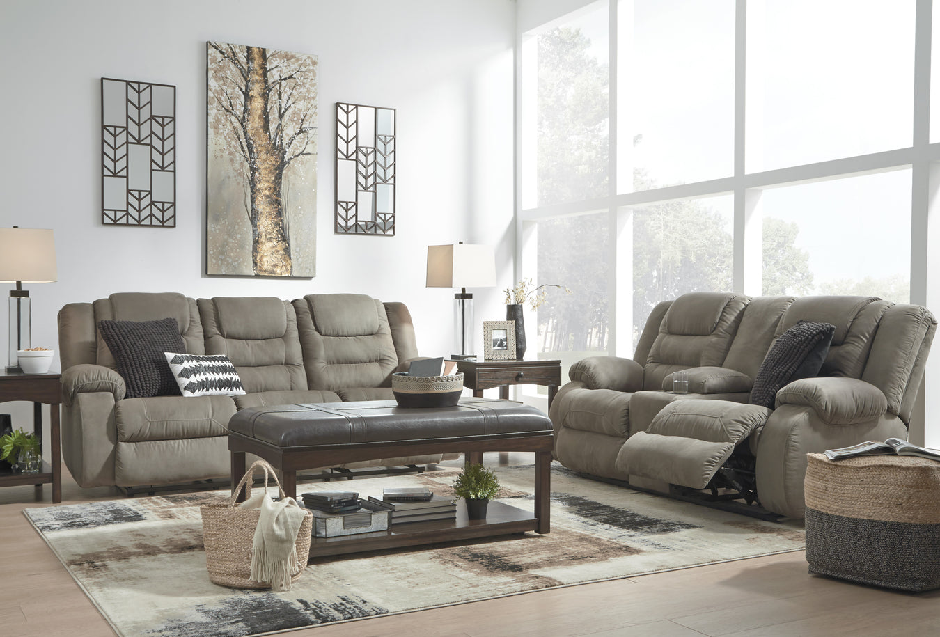 Ashley reclining sofas loveseats grey cleveland tn chattanooga tn furniture stores living room mattresses sale 