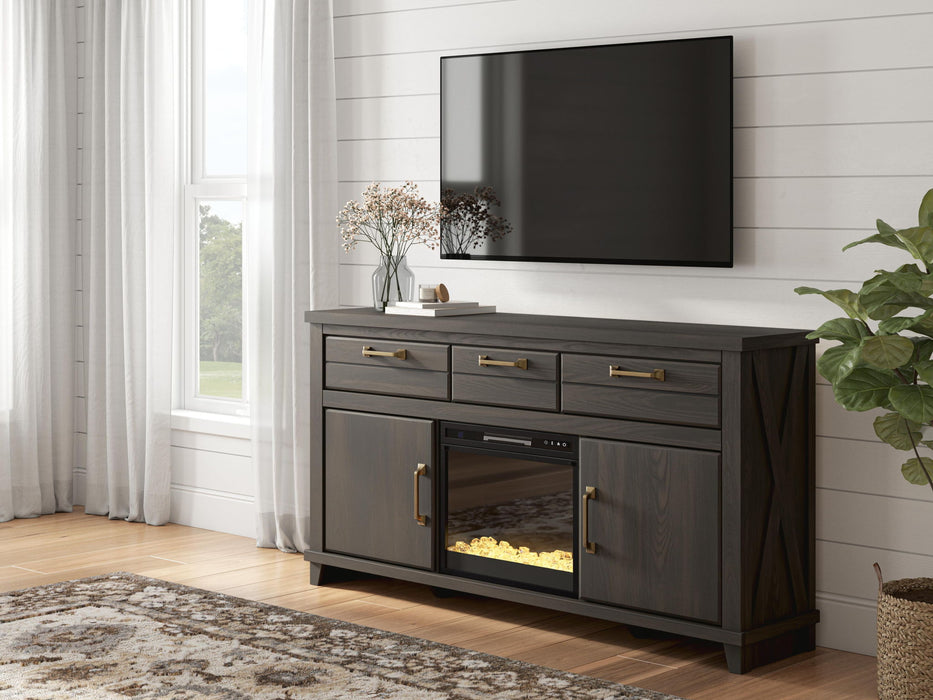 Brazen Valley - TV Stand With Fireplace Option