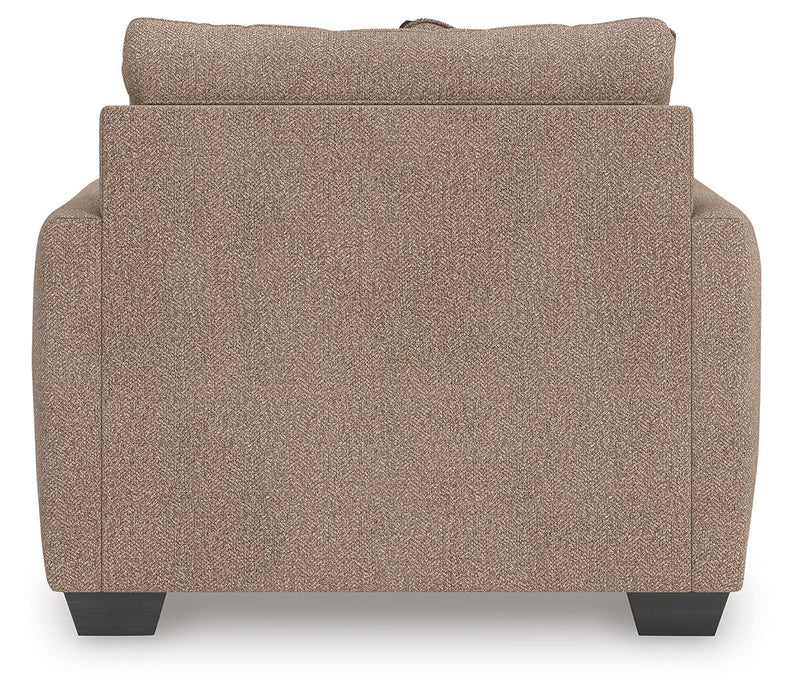 Triston-Peaks - Suede - Chair And A Half