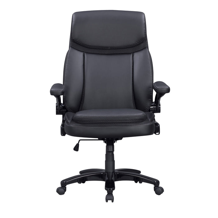 Dc - Big And Tall Fabric Desk Chair - Black