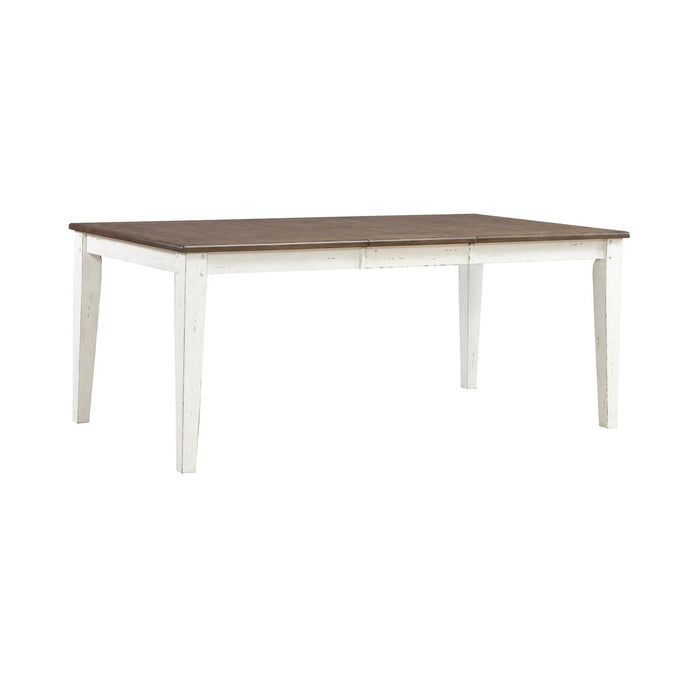 Al Fresco - Rectangular Leg Table - Graphite / Whitestone