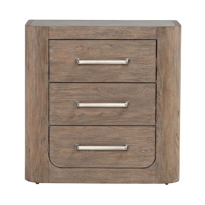 South Bend - Nightstand With Charging Station - Brown