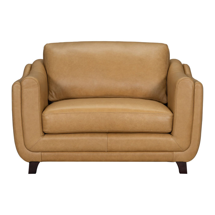 Hayden - Stationary Chair And A Half With Ottoman - Renaissance Marigold