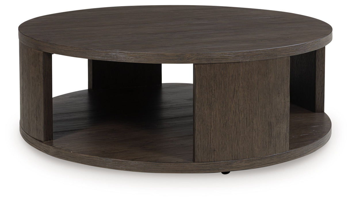 Neo - Rich Brown - Round Cocktail Table
