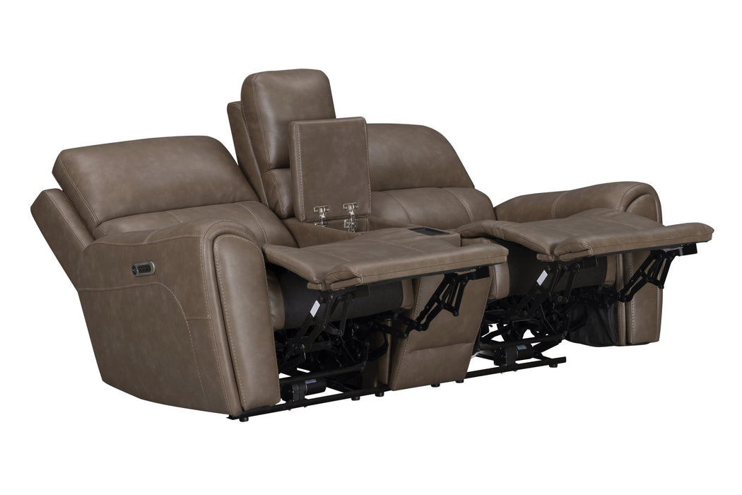 Hancock - Zero Gravity Power Reclining Console Loveseat P3