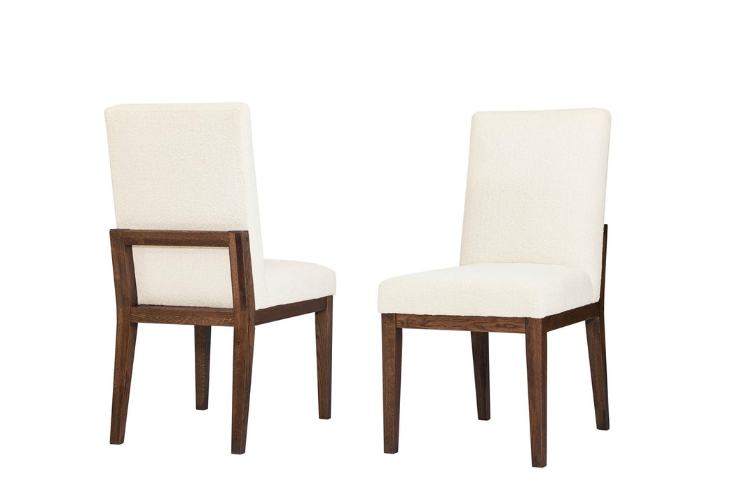 Dovetail - Upholstered Side Chair - Natural Legs