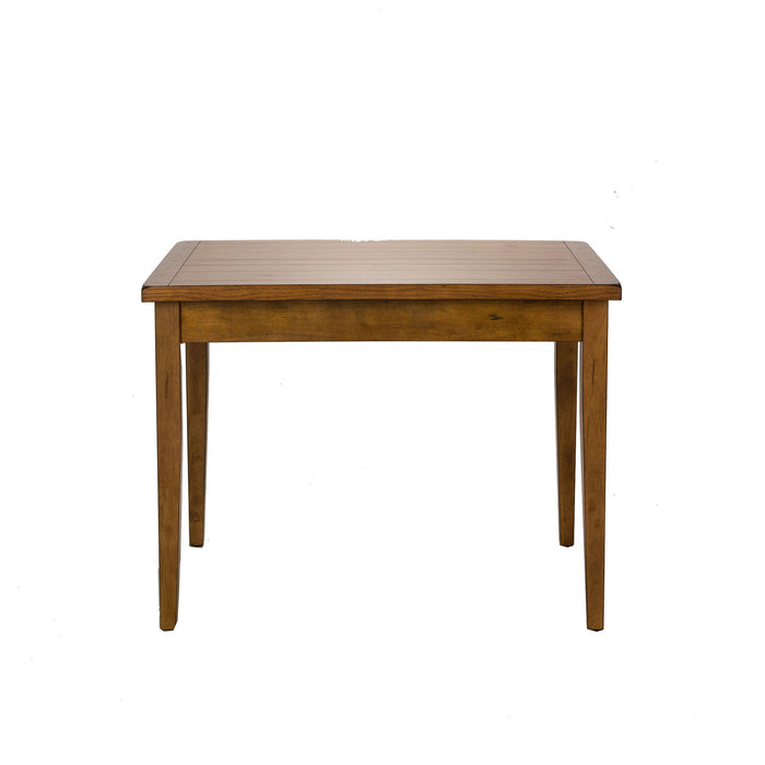 Treasures - Rectangular Leg Dining Table - Rustic Oak