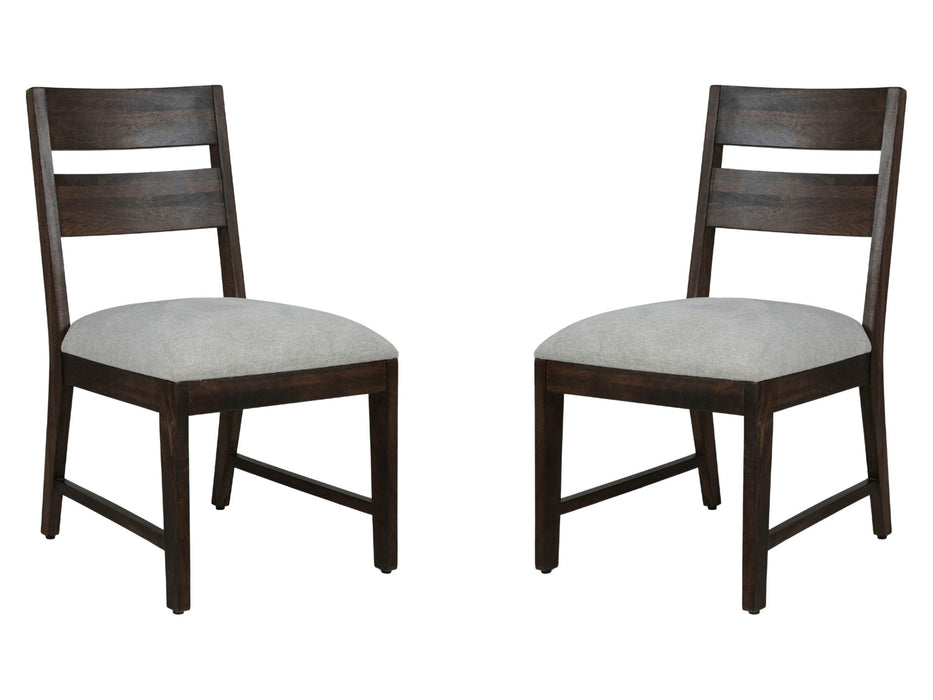 Portico - Ladderback Dining Chair (Set of 2) - Warm Brown