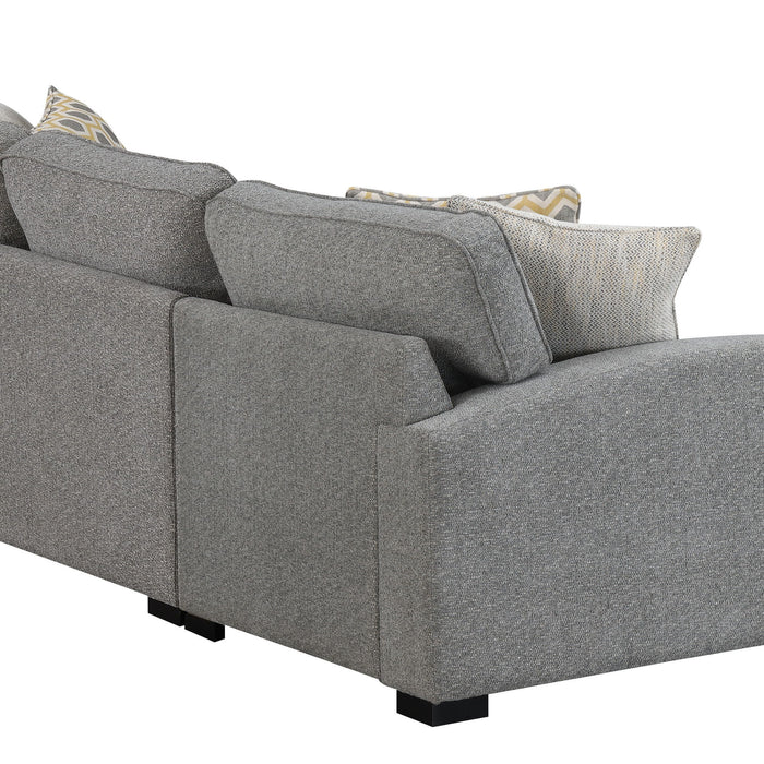 Repose - Rsf Chaise Sectional - Storm Gray