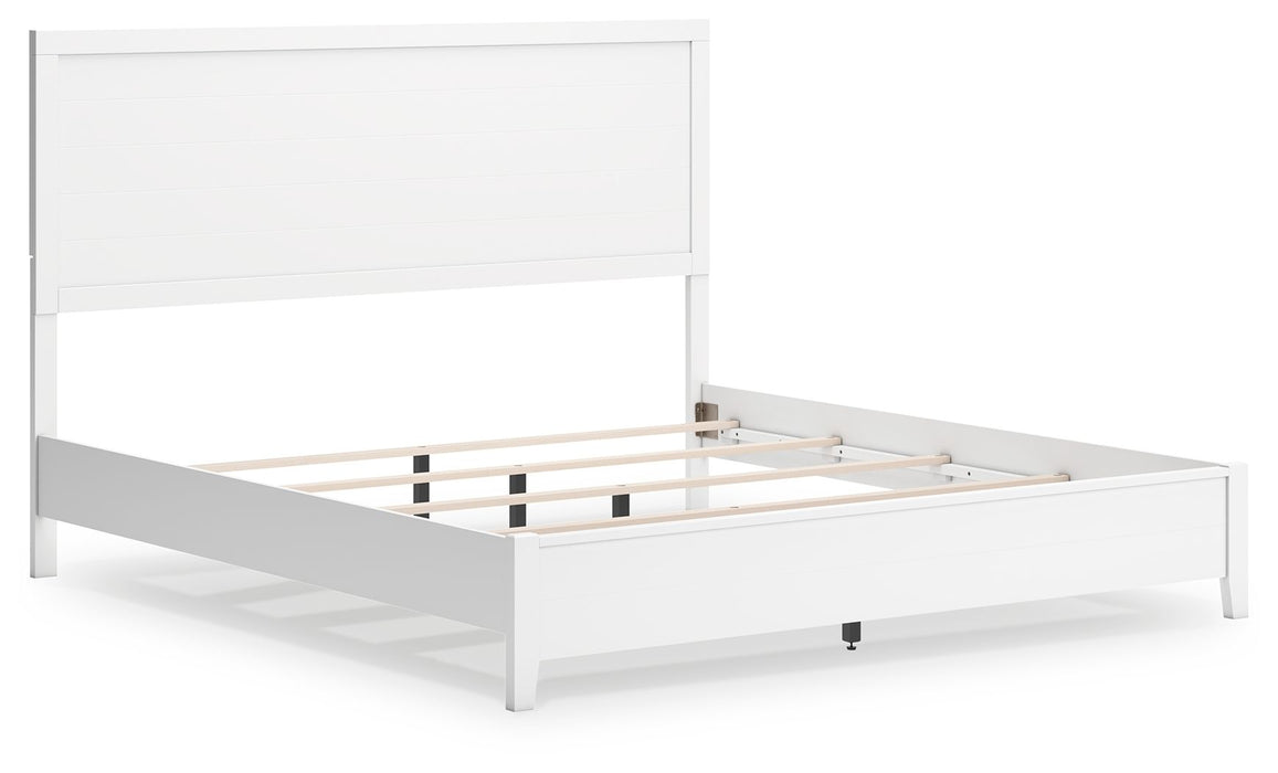 Binterglen - King Panel Bed - White