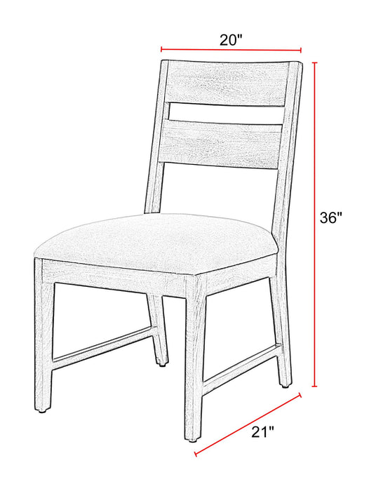 Portico - Ladderback Dining Chair (Set of 2) - Brown