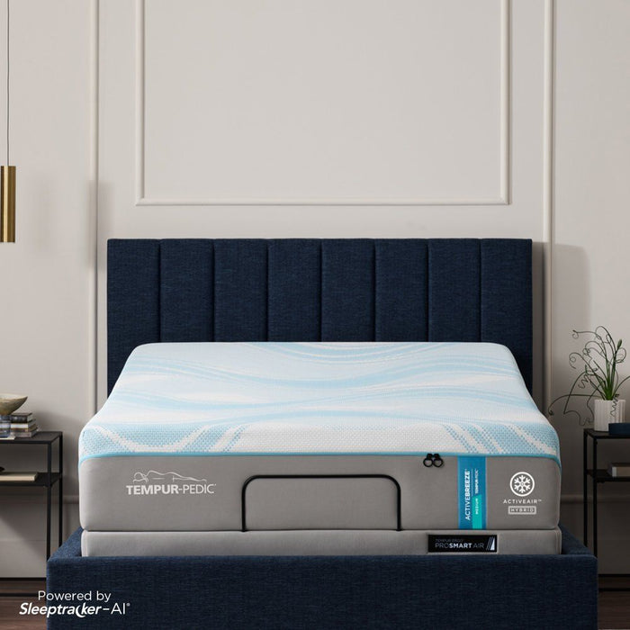Tempur-Breeze - Tempur-ActiveBreeze Medium Hybrid Mattress - Split California King