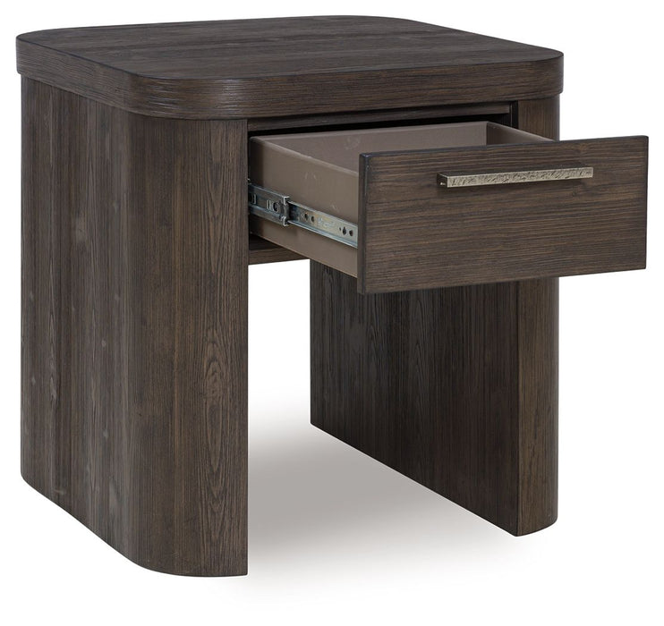 Neo - Rich Brown - Square End Table