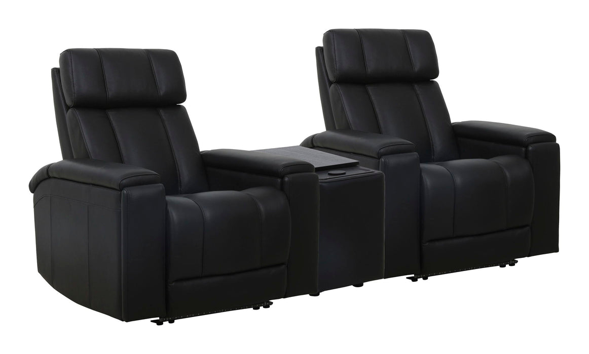 Phoenix - Zero Gravity Power 2 Seat Home Theater Seating With Wedge And Immersive Audio